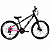 Bicicleta Aro 26 ZT3 Burn 21 Velocidades Preta e Rosa - Imagem 1