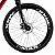 Bicicleta Aro 26 ZT3 Burn 21 Velocidades Laranja e Roxo - Imagem 3