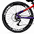 Bicicleta Aro 26 ZT3 Burn 21 Velocidades Laranja e Roxo - Imagem 2