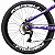 Bicicleta Aro 26 ZT3 Burn 21 Velocidades Roxo - Imagem 2