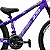 Bicicleta Aro 26 ZT3 Burn 21 Velocidades Lilas - Imagem 3