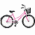 Bicicleta Aro 26 Milano Flora Rosa - Imagem 1