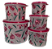 Tupperware Kit Caixa Mantimento Decorada Florescer 5 Peças - Imagem 1