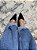 Scarpin Mavie Nobuck Preto salto 8cm - Imagem 3