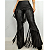 Calça Couro Franja Flare Luisa - Imagem 4