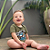 BODY MALHA MANGA CURTA BABY RANCH MASCULINO - Imagem 1
