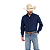 Camisa Masc. Selff Western Farm M/L Azul - Imagem 3