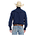 Camisa Masc. Selff Western Farm M/L Azul - Imagem 4