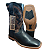 Texana DGO Botas Preta Solado Couro Duplo Injetable - Imagem 2