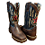 Texana DGO Botas Red Dog Azul Marinho Tougher Mustang - Imagem 1
