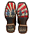 Texana DGO Botas Red Dog Azul Marinho Tougher Mustang - Imagem 3