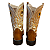 Texana DGO Botas Canela/Marfim Flex - Imagem 4