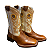 Texana DGO Botas Canela/Marfim Flex - Imagem 3