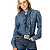 Camisa Fem Selff Western Jacquard com Bordados - Imagem 1
