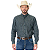 Camisa Masc Selff Western Classica Xadrez Verde - Imagem 1