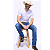 Camiseta Selff Western Masc Básica Branca - Imagem 3