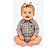 Body Infantil Unissex Texas Farm Xadrez Verde - Imagem 4