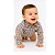 Body Infantil Unissex Texas Farm Xadrez Verde - Imagem 3