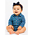 Body Infantil Unissex Texas Farm Xadrez Azul / Bordô - Imagem 2