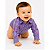 Body Infantil Unissex Texas Farm Xadrez Roxo / Rosa - Imagem 4