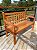Banco Namoradeira 120cm Madeira Rustica - Imagem 4