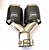 Ponteira Akrapovic Fibra de Carbono e Inox Dupla Y 3,5" - Imagem 2