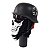 Capacete Aberto Militar Custom Harley Com Touca De Caveira - Imagem 2