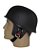 Capacete Coquinho Clássico Couro Preto Scooter Vespa M34C010 - Imagem 2