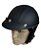 Capacete Coquinho Couro Preto Para Scooter Elétrica Ccc135 - Imagem 1