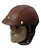 Capacete Coquinho Scooter Elétrica Custom Vintage Ccc091 - Imagem 4