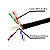 Cabo De Rede Cat6 Rj45 1,5 Metros 1,5m Preto - Imagem 2