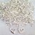 BRINCO FOLHEADO A PRATA COM 50 MILÉSIMOS + VERNIZ DIAMOND CORAÇÃO 8MM  (0,8CM)  (PAR) PRBR000023 - Imagem 1