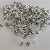 BRINCO FOLHEADO A PRATA COM 50 MILÉSIMOS + VERNIZ DIAMOND COM ZIRCÔNIA VERDE 6MM PRBR000066 - Imagem 1