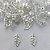 BRINCO FOLHEADA A PRATA COM 50 MILÉSIMOS + VERNIZ DIAMOND - BRINCO DE PINO FOLHA 6MM (PRA363) PRBR000098 - Imagem 1