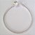PULSEIRA (TIPO PANDORA) FOLHEADA A PRATA COM 50 MILÉSIMOS + VERNIZ DIAMOND 18CM E FECHO REDONDO PRPS000066 - Imagem 1
