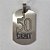 PINGENTE EM AÇO INOXIDÁVEL 316L  CENTRO LIVRE PLACA 50 CENT 39MM ACPG000013 - Imagem 1