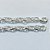 PULSEIRA FOLHEADA A PRATA COM 50 MILÉSIMOS + VERNIZ DIAMOND 18CM CORRENTES ENTRELAÇADAS PRPS000117 - Imagem 2