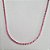 SHOCKER FOLHEADA A PRATA COM 50 MILÉSIMOS + VERNIZ DIAMOND RIVIÉRA CRAVEJADO COM MICRO ZIRCÔNIAS ROSA 40CM COM EXTENSOR FECHO LAGOSTA  PRSH000004 - Imagem 1
