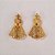 BRINCO FOLHEADO A OURO NOSSA SENHORA DA APARECIDA 18X12MM OUBR000048 - Imagem 1