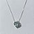 GARGANTILHA FOLHEADA A PRATA COM 50 MILÉSIMOS + VERNIZ DIAMOND CORRENTE 45CM ZIRCÔNIA CRISTAL 12MM PRGG000599 - Imagem 2