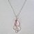GARGANTILHA FOLHEADA A PRATA COM 50 MILÉSIMOS + VERNIZ DIAMOND CORRENTE SINGAPURA 45CM PINGENTE ZIRCÔNIA ROSA 36X18MM PRGG000647 - Imagem 1