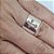 ANEL FOLHEADO A PRATA COM 50 MILÉSIMOS + VERNIZ DIAMOND CRUCIFIXO VAZADO 14MM AJUSTÁVEL PRAN000015 - Imagem 1