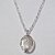 GARGANTILHA FOLHEADA A PRATA  COM 50 MILÉSIMOS  + VERNIZ DIAMOND CORRENTE ELLO PORTUGUESE 45CM RELICÁRIO IMAGEM NOSSA SENHORA APARECIDA 20MM PRGG000790 - Imagem 1