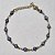 PULSEIRA EM AÇO INOXIDÁVEL DOURADA 316L 17CM OLHOS GREGOS AZUÍS+ EXTENSOR FECHO LAGOSTA ACPS000222 - Imagem 1