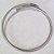 PULSEIRA (BRACELETE) EM AÇO INOXIDÁVEL ESTILO CABO DE AÇO COM PONTA LARGURA 2,2MM ACPS000326 - Imagem 1