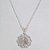 GARGANTILHA FOLHEADA A PRATA COM 50 MILÉSIMOS + VERNIZ DIAMOND CORRENTE SINGAPURA 45CM PINGENTE IMAGEM NOSSA SENHORA APARECIDA 24MM PRGG000819 - Imagem 1