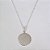 GARGANTILHA FOLHEADA A PRATA COM 50 MILÉSIMOS + VERNIZ DIAMOND CORRENTE SINGAPURA 45CM PINGENTE CRUZ SAGRADA 25MM PRGG000821 - Imagem 1
