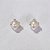 BRINCO FOLHEADO A PRATA COM 50 MILÉSIMOS + VERNIZ DIAMOND PÉROLA 6MM  (PAR) PRBR000565 - Imagem 1