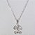 GARGANTILHA FOLHEADA A PRATA COM 50 MILÉSIMOS + VERNIZ DIAMOND CORRENTE SINGAPURA 45CM CACHORRO COM MICRO ZIRCÔNIAS NOS OLHOS 14MM PRGG000834 - Imagem 1