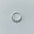 ANEL FOLHEADO A PRATA COM 50 MILÉSIMOS + VERNIZ DIAMOND ANEL FALANGE COM MICRO ZIRCÔNIA PRAN000034 - Imagem 2